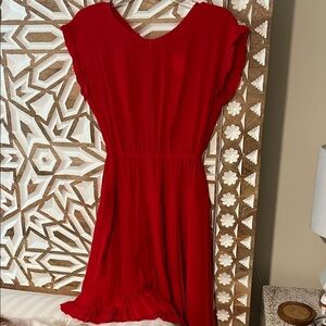 Madewell Elegant Red Dress